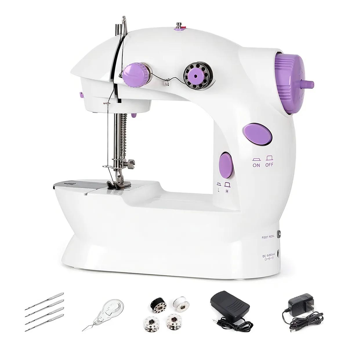 Máquina De Coser Mini Eléctrica Portátil